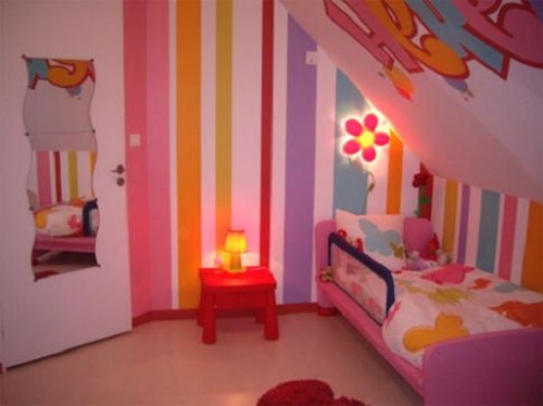 le choix de la peinture d'une chambre enfant